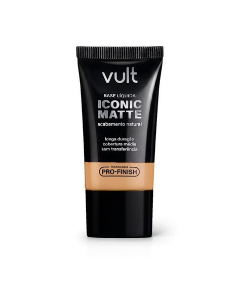 base líquida iconic matte cor 205n vult 26g