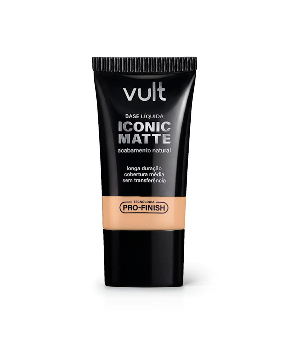 base líquida iconic matte cor 210q vult 26g