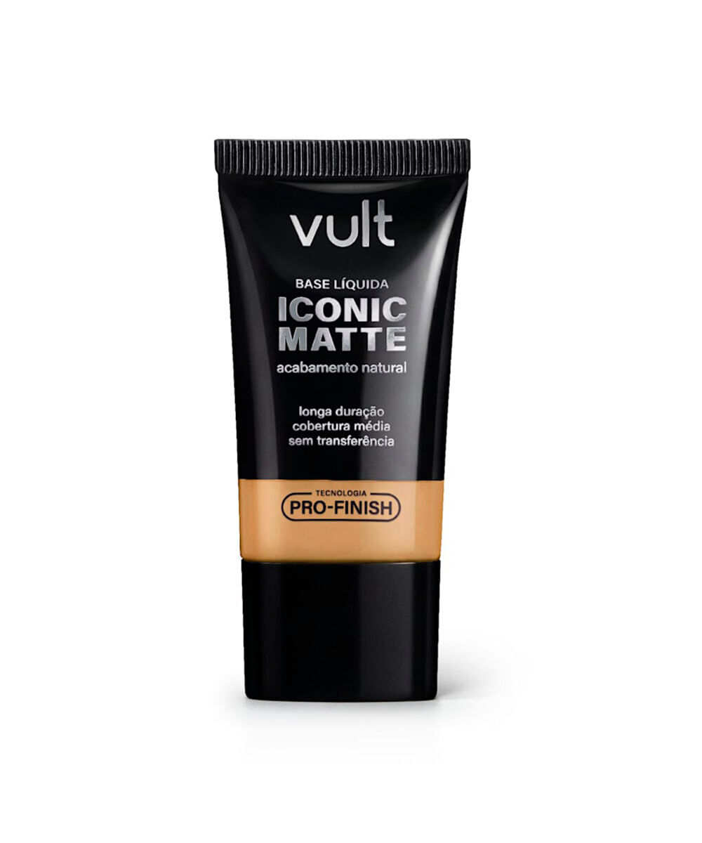 base líquida iconic matte cor 250n vult 26g