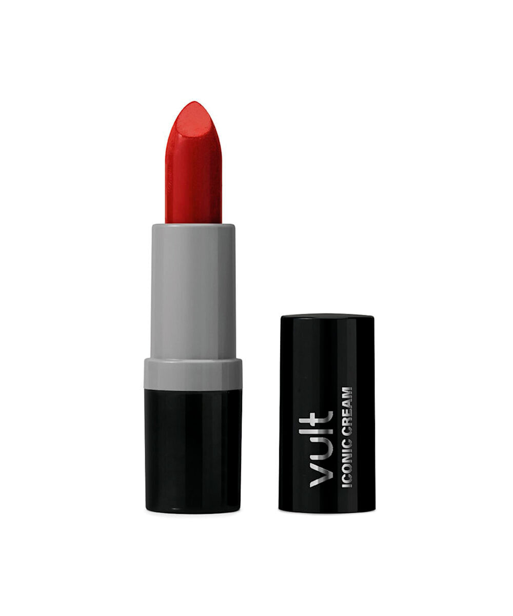 batom iconic cream vermelho sem filtro vult