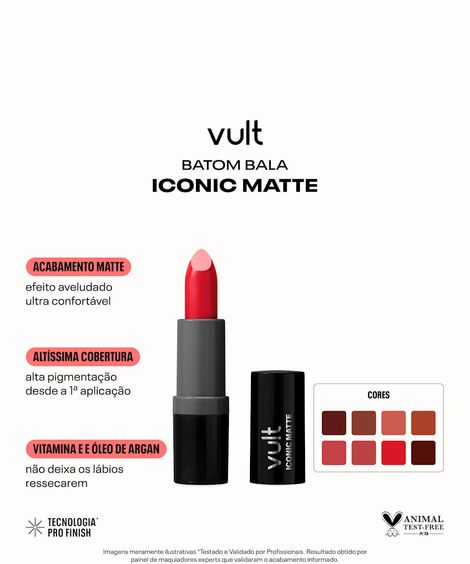 batom iconic matte marrom chegou e ficou vult