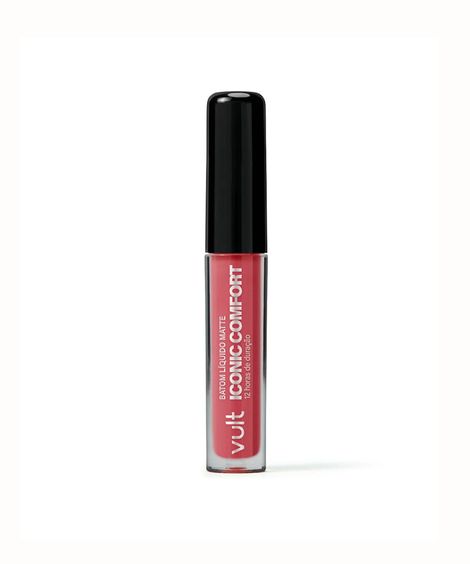 batom líquido matte iconic comfort nude esconde o jogo vult 4ml