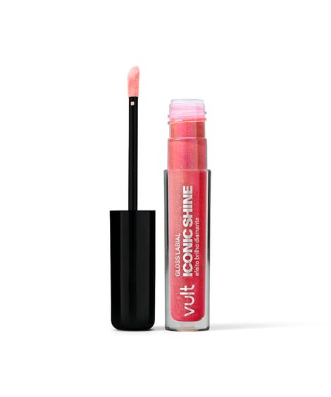 gloss labial iconic shine rubi se joga com brilho vult 4ml