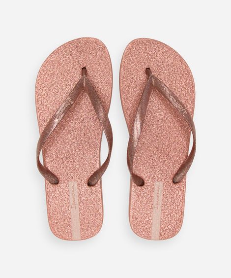 chinelo ipanema glitter rosa