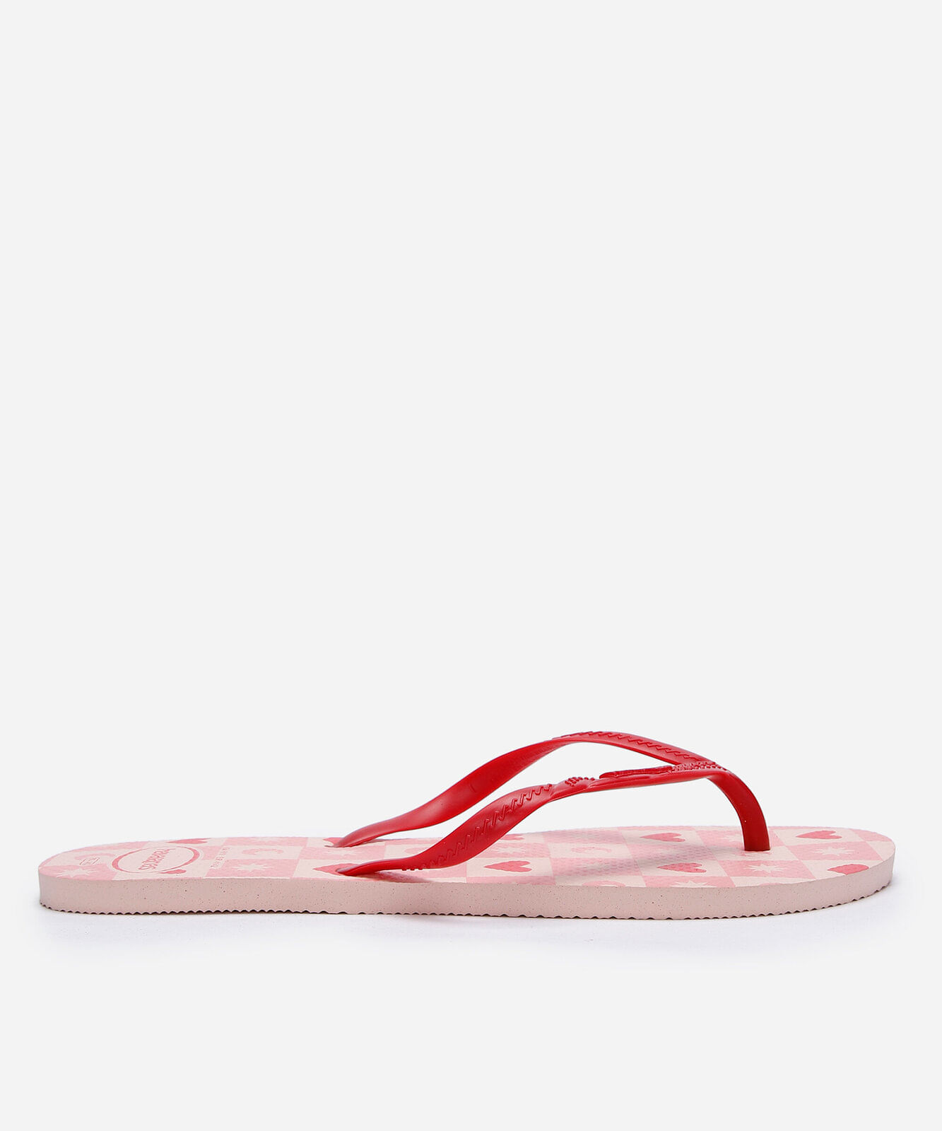 chinelo havaianas fantasy quadriculado rosa