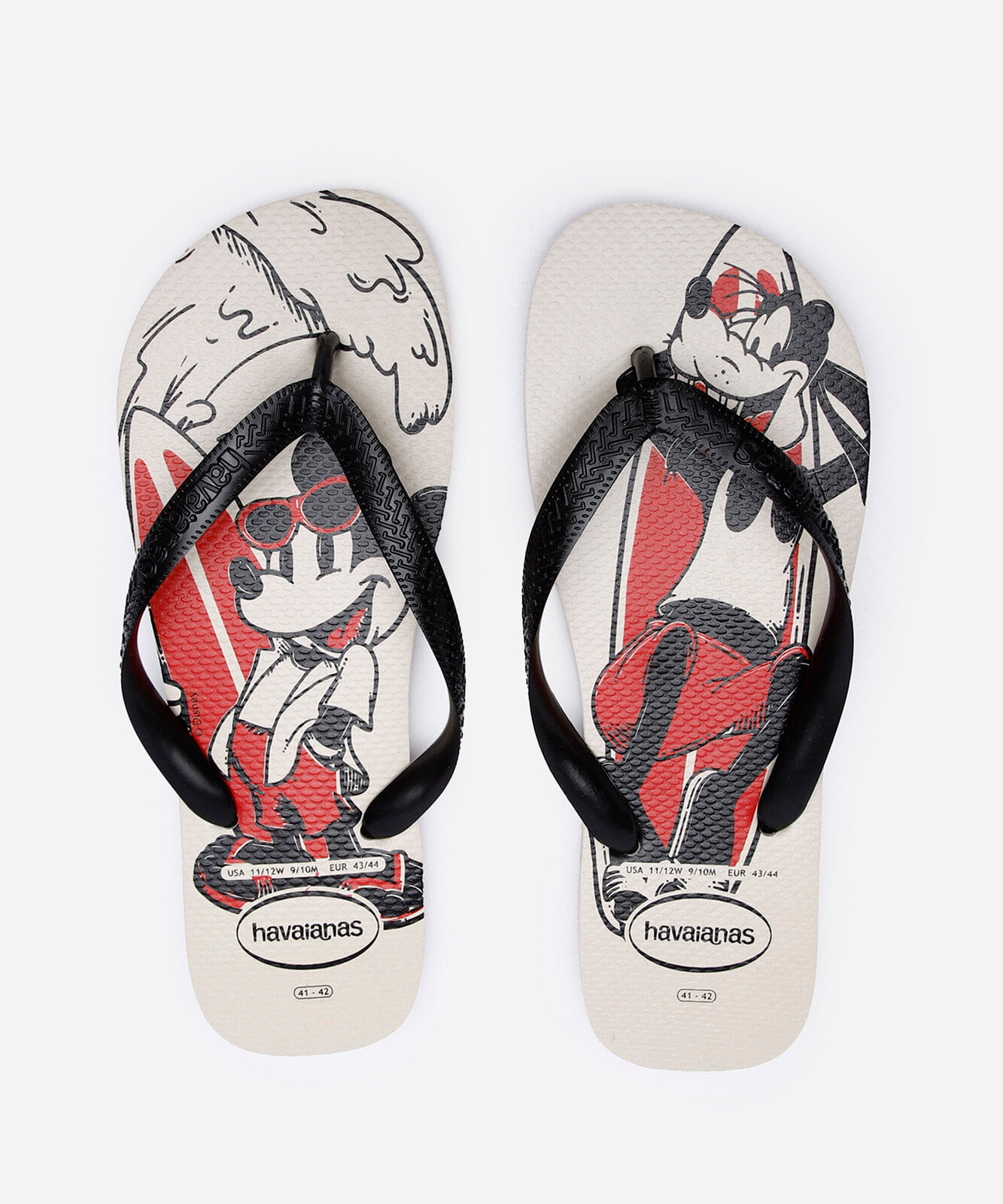 chinelo havaianas masculino top disney bege