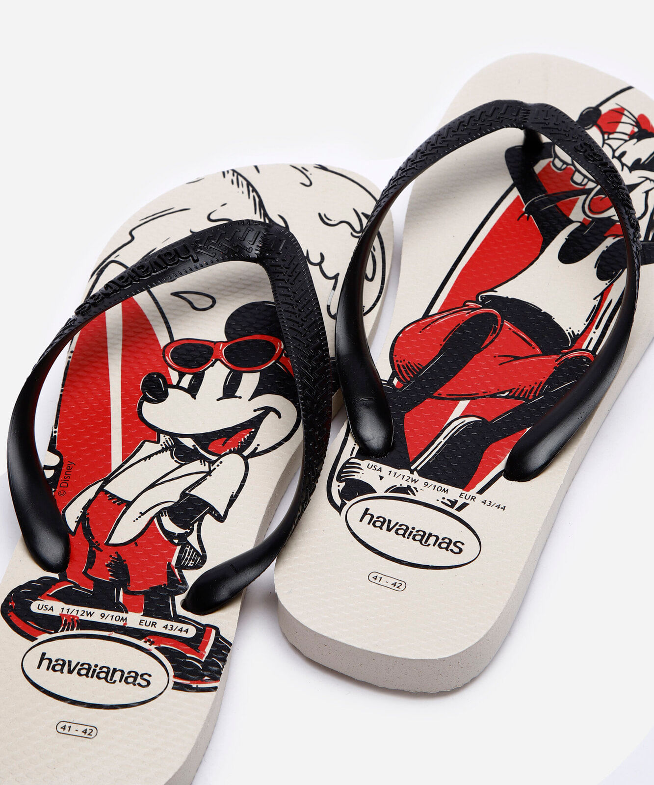 chinelo havaianas masculino top disney bege