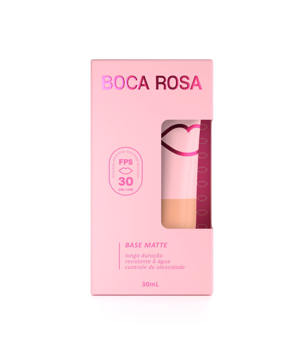 base líquida br33 boca rosa 30 ml