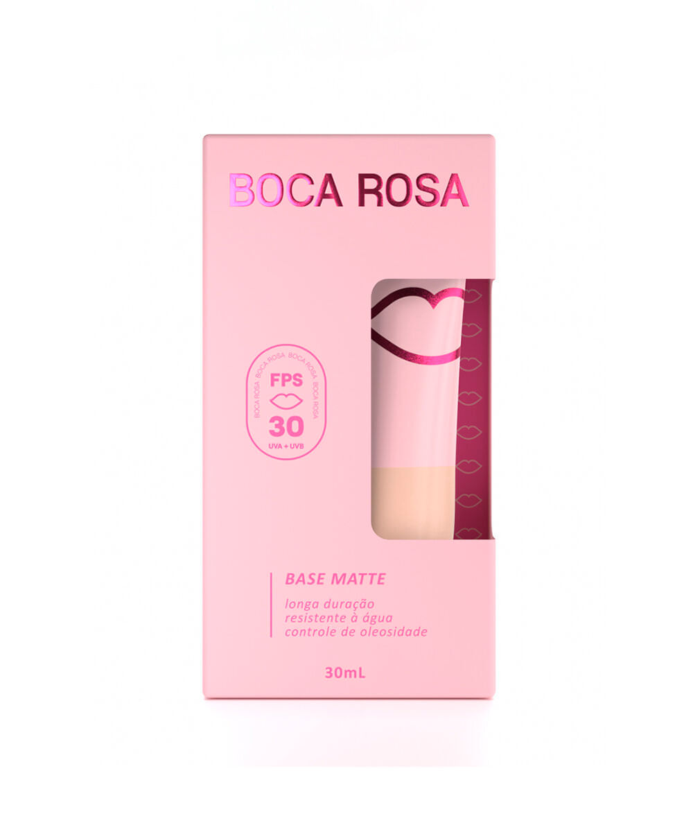 base líquida br16  boca rosa 30 ml