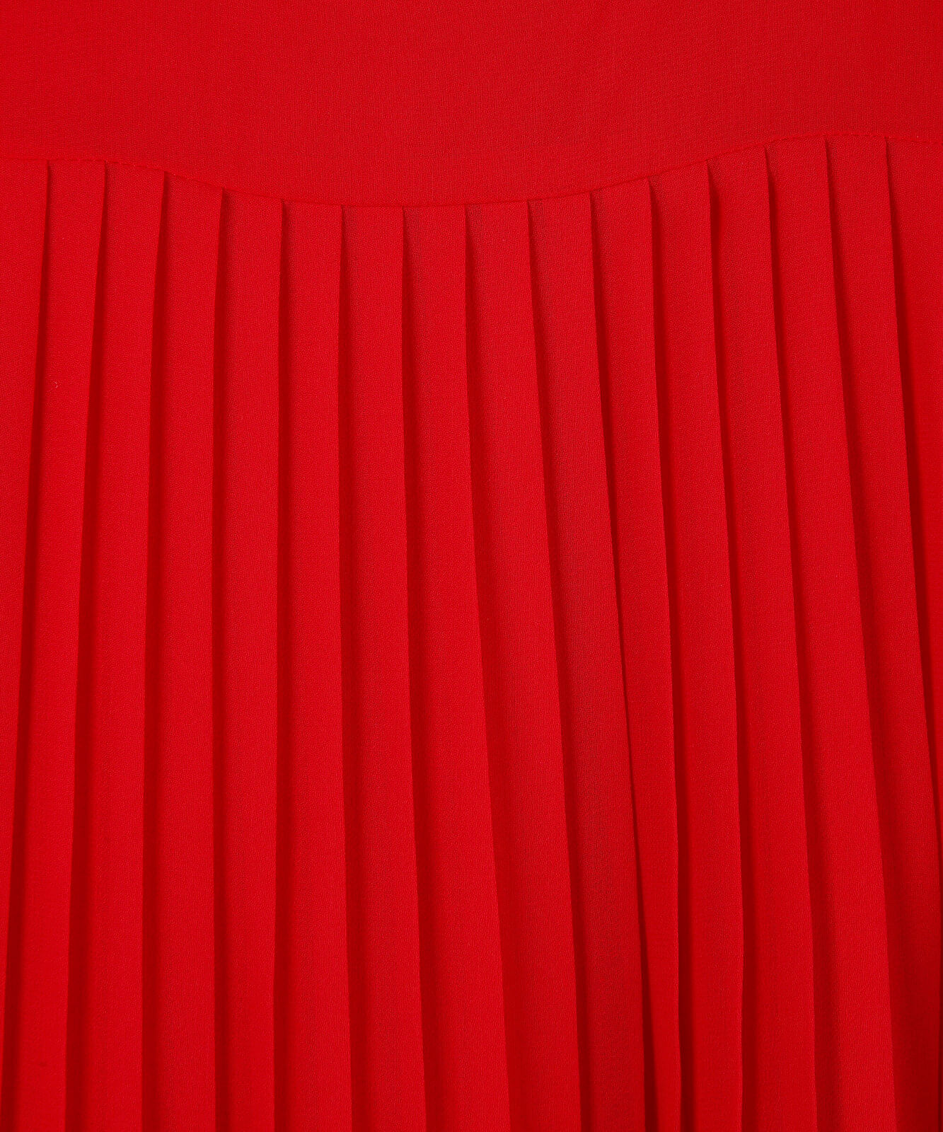 vestido infantil manga curta plissado vermelho