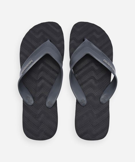 chinelo havaianas texturizado preto