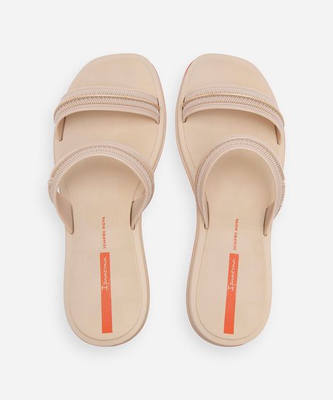 chinelo slide ipanema glow bege