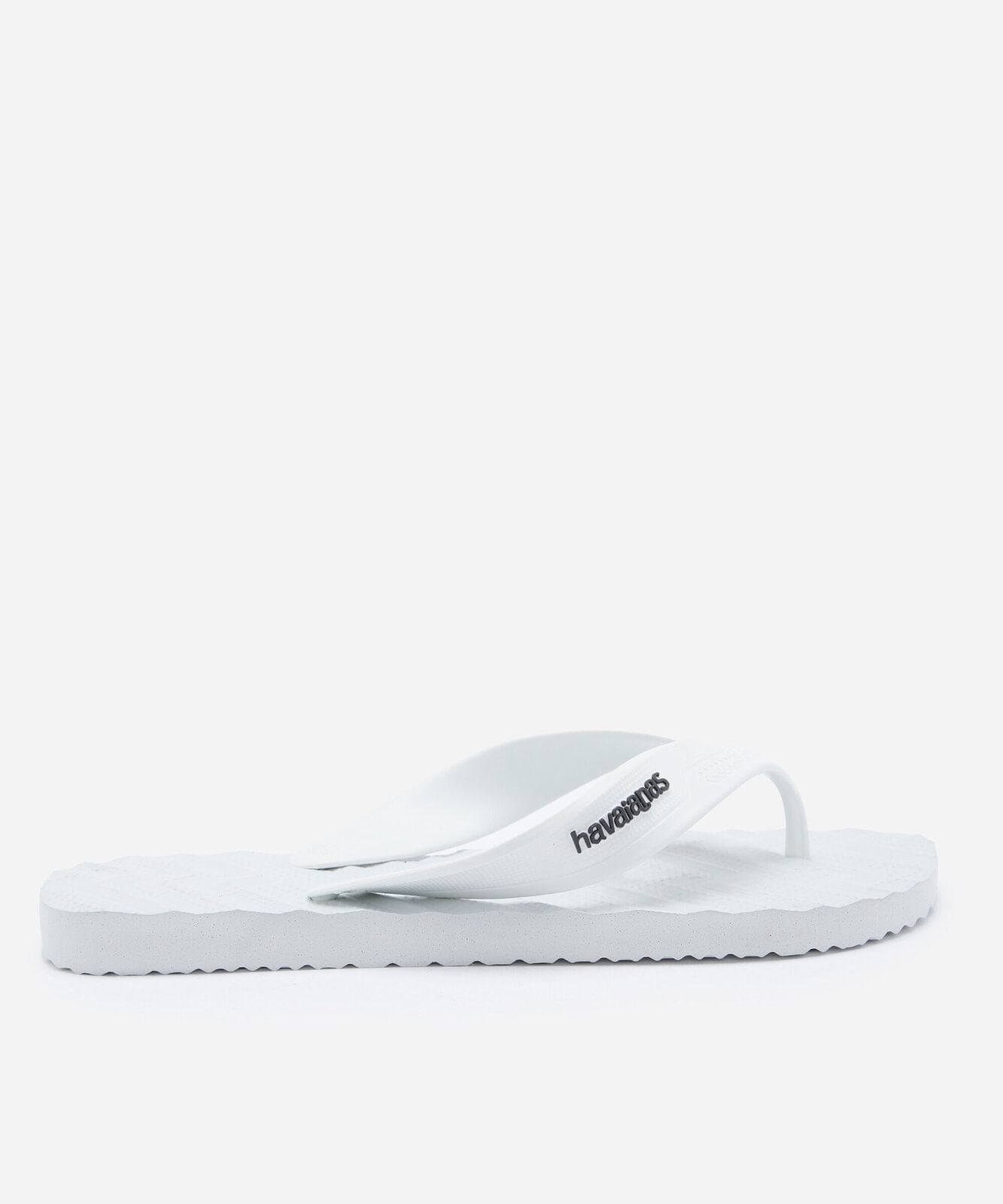 chinelo havaianas texturizado branco