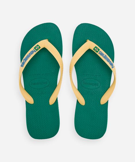 chinelo havaianas masculino brasil verde