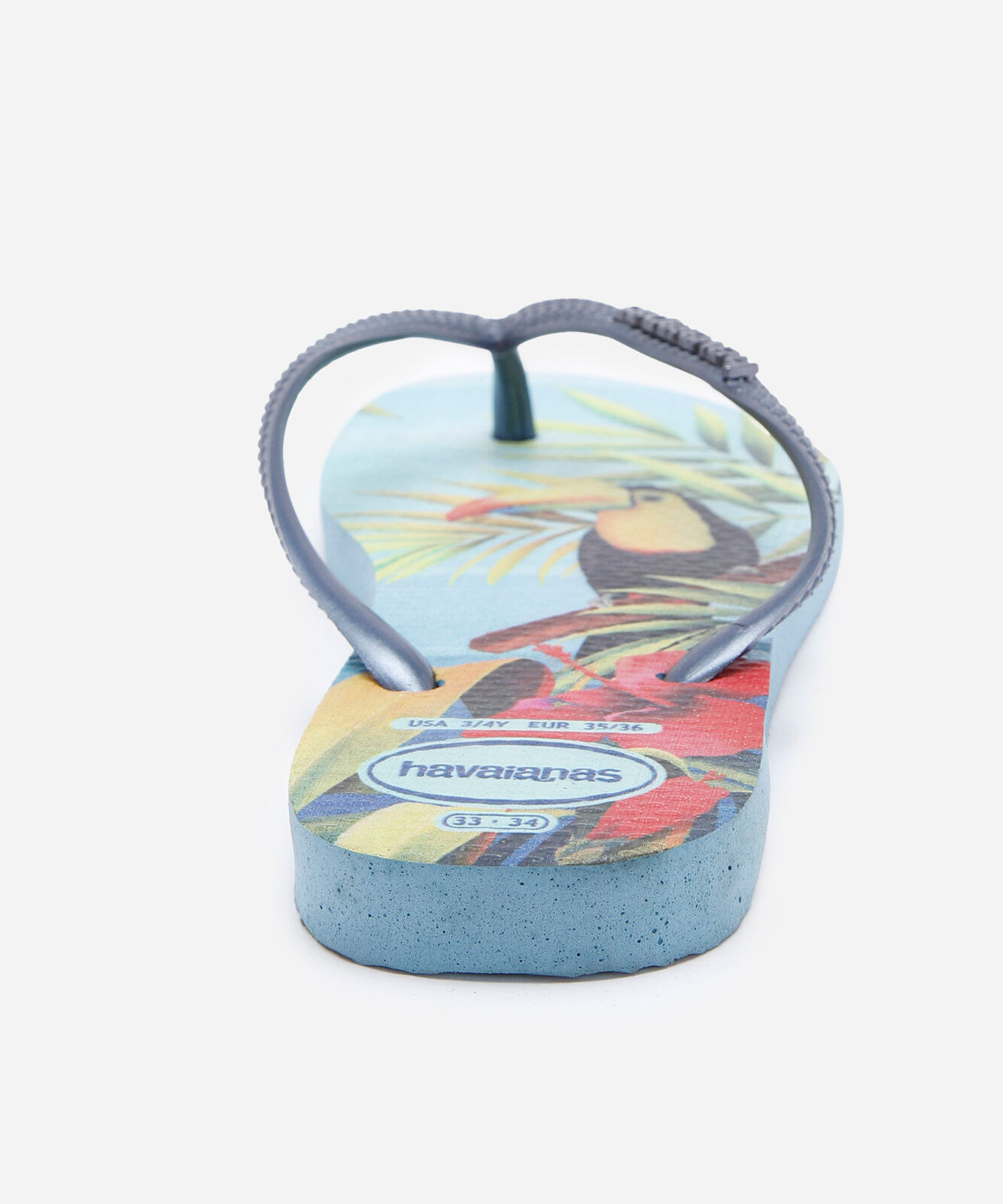 chinelo slim havaianas tropical colorido