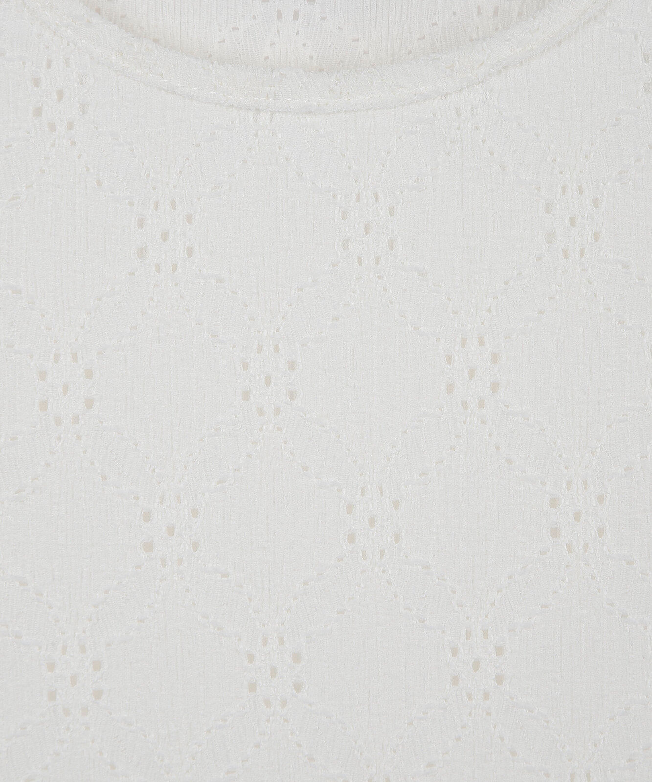 blusa infantil de laise manga curta off white