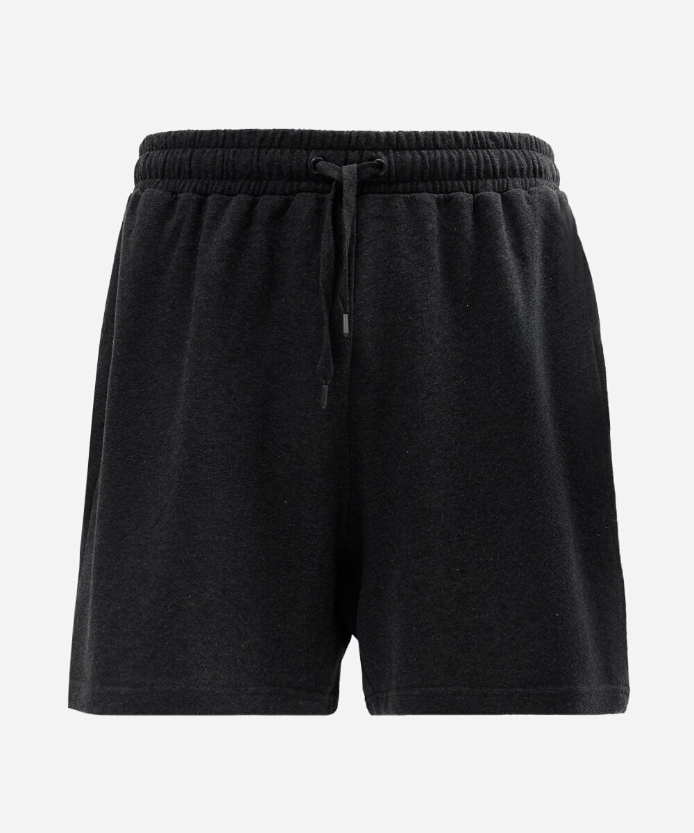 bermuda de moletom relaxed plus size masculina cinza