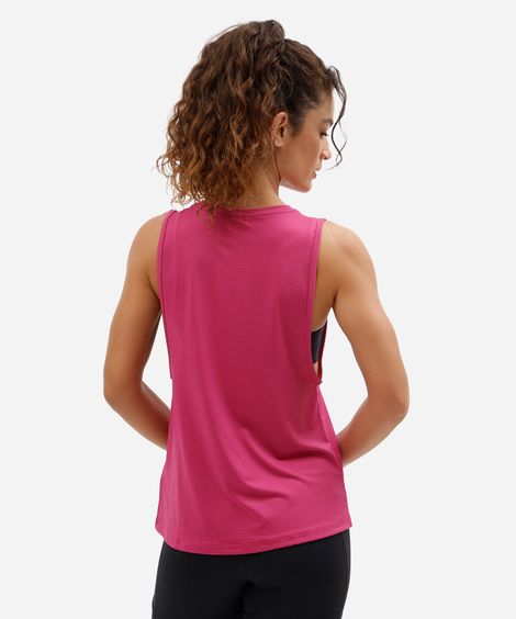 regata esportiva feminina texturizada rosa