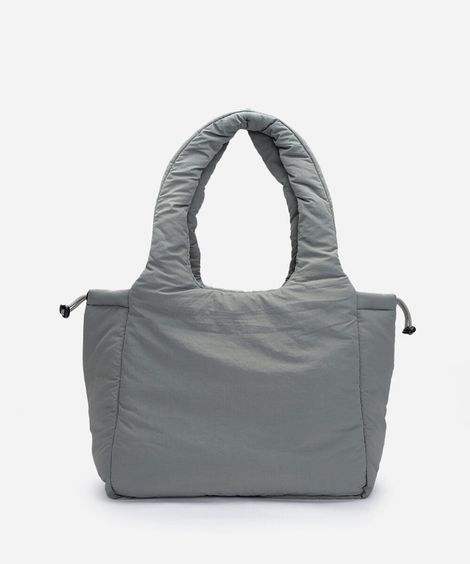 bolsa tote esportiva cinza