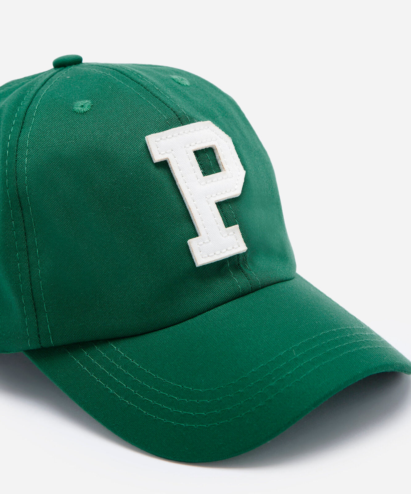 boné masculino aba curva bordado verde