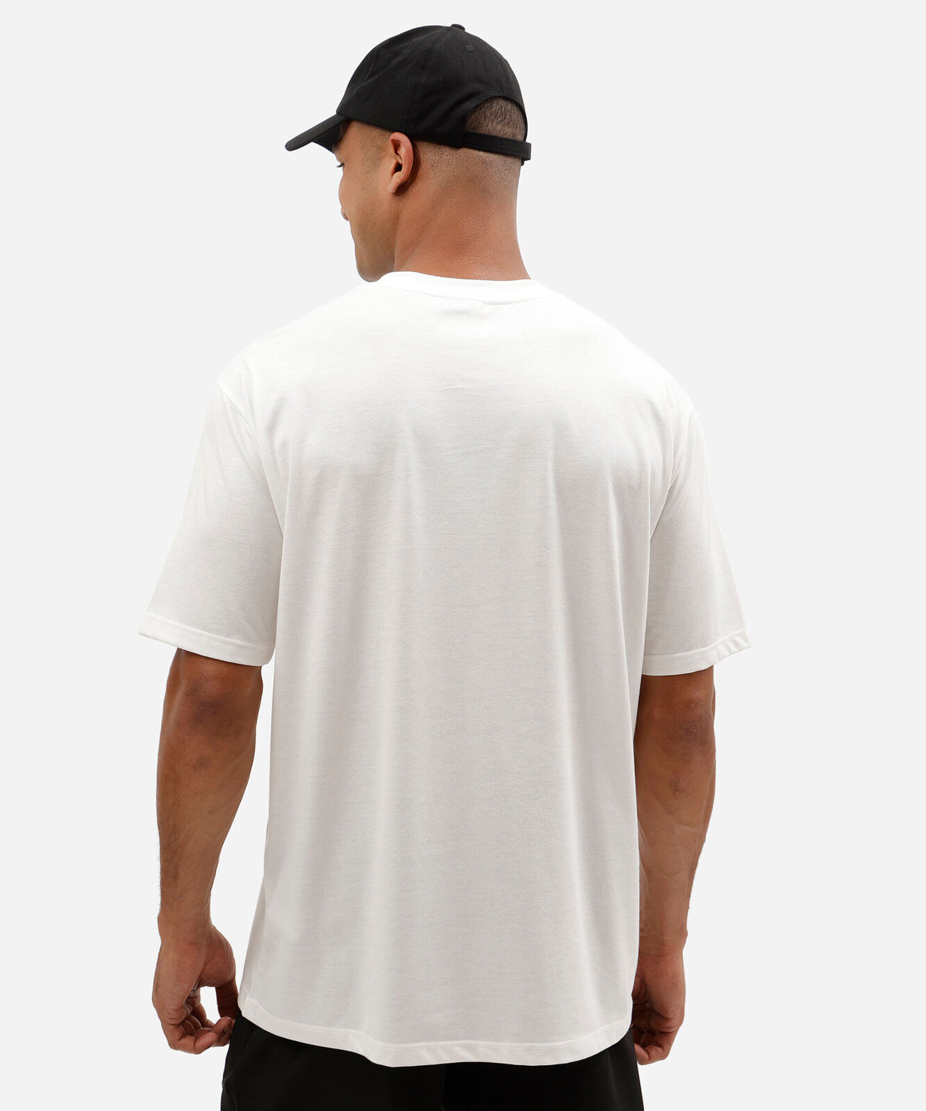 camiseta esportiva masculina oversized estampada off white