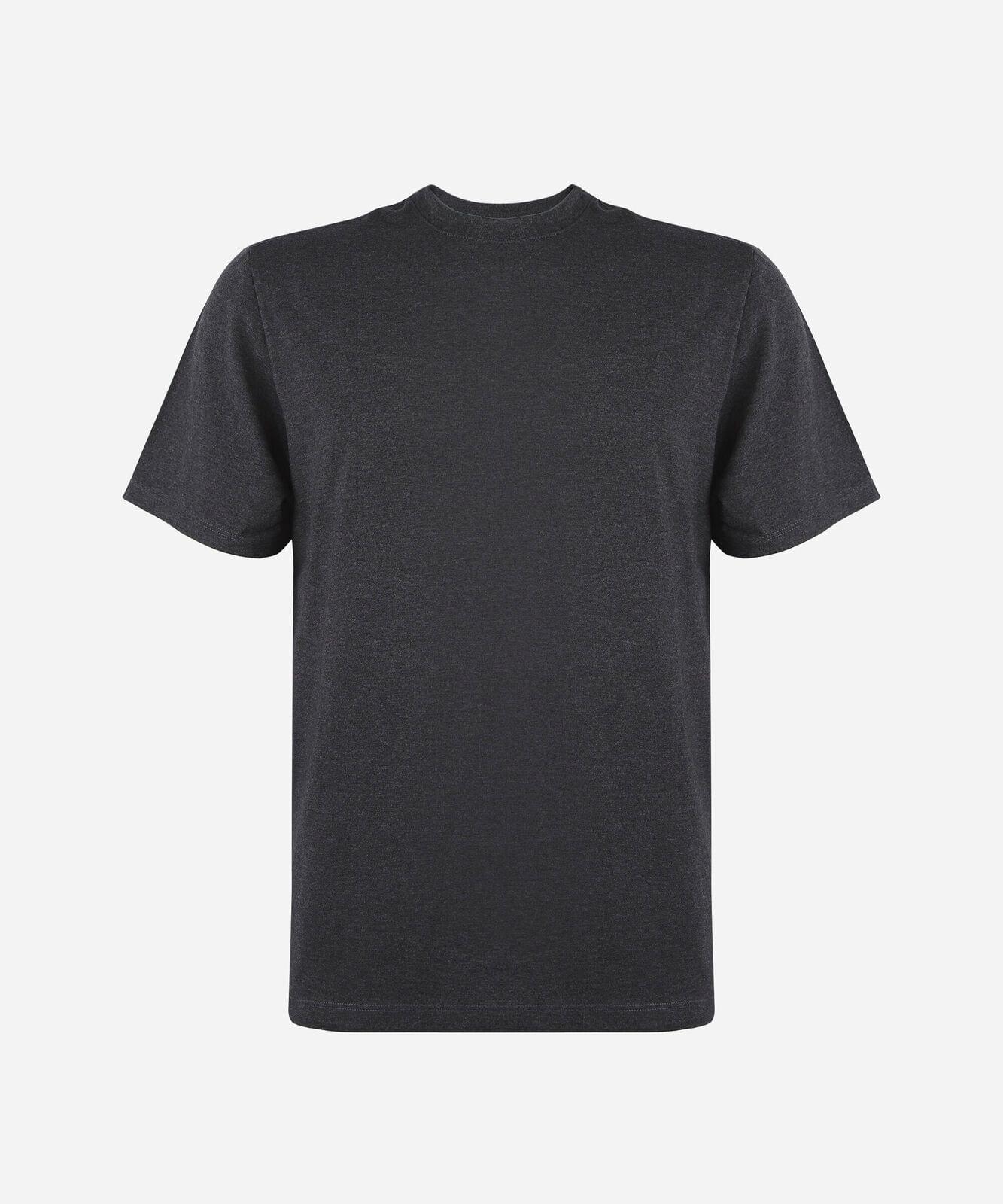 camiseta masculina com algodão manga curta básica cinza
