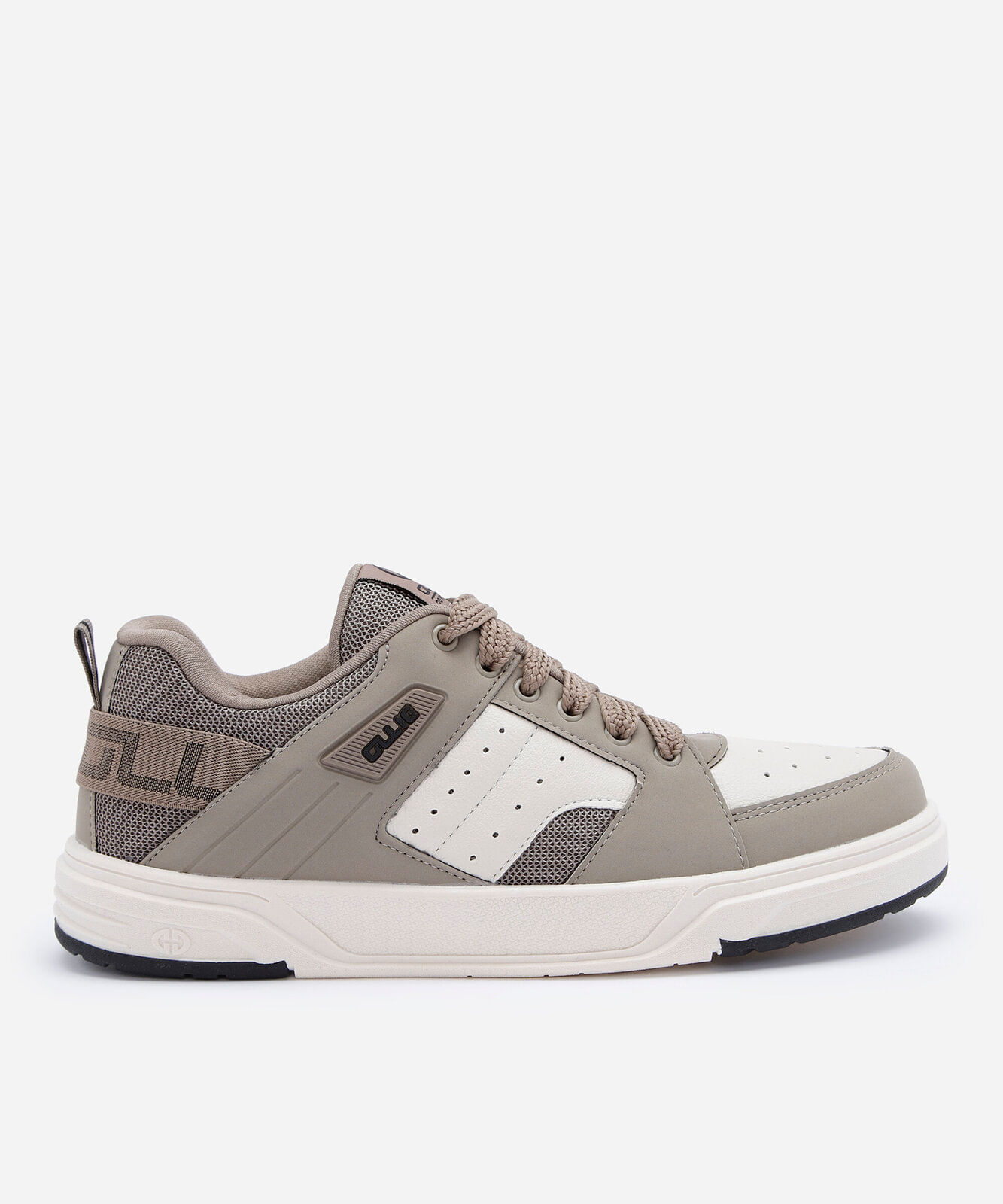 tênis casual masculino com recortes ollie verde