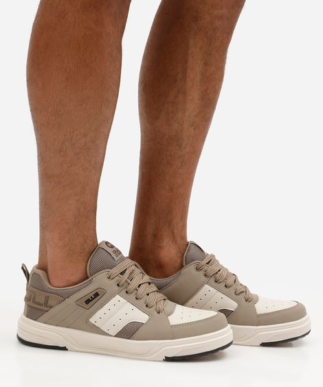 tênis casual masculino com recortes ollie verde