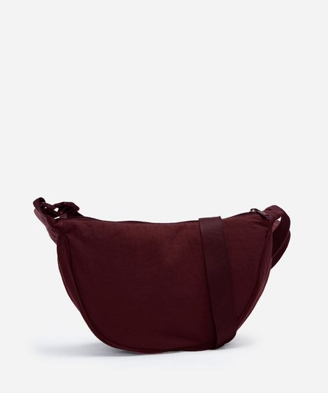 bolsa meia lua vinho