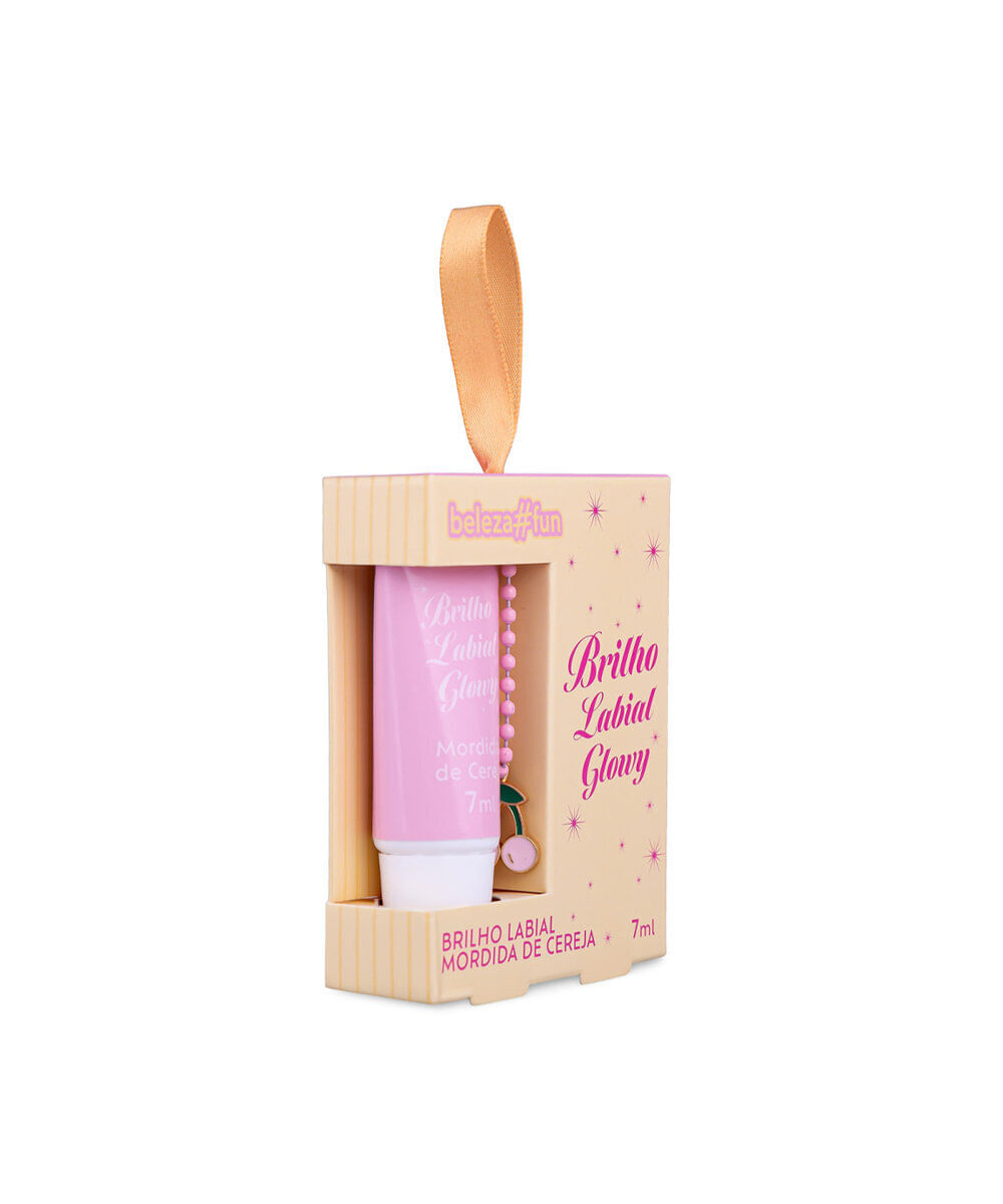 gloss labial beleza fun mordida de cereja