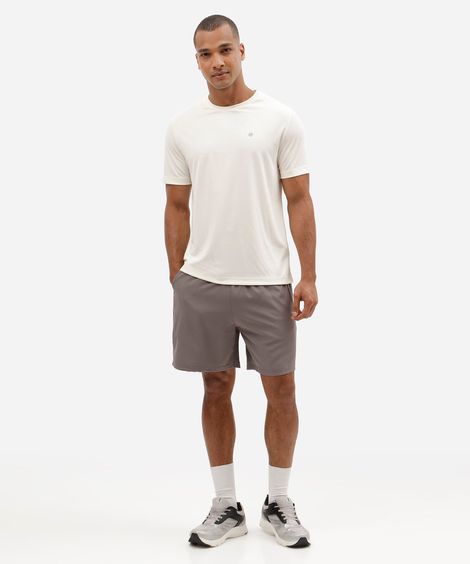 bermuda esportiva masculina ergonomic flex cinza