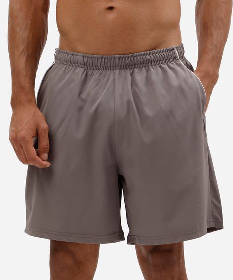 bermuda esportiva masculina ergonomic flex cinza