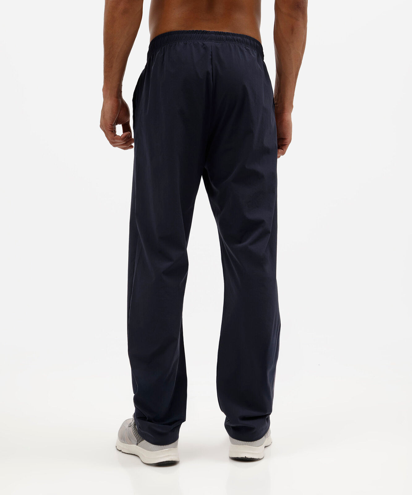 calça reta esportiva masculina de poliamida azul