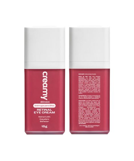 creme antirrugas creamy para olhos retinal eye cream 15g