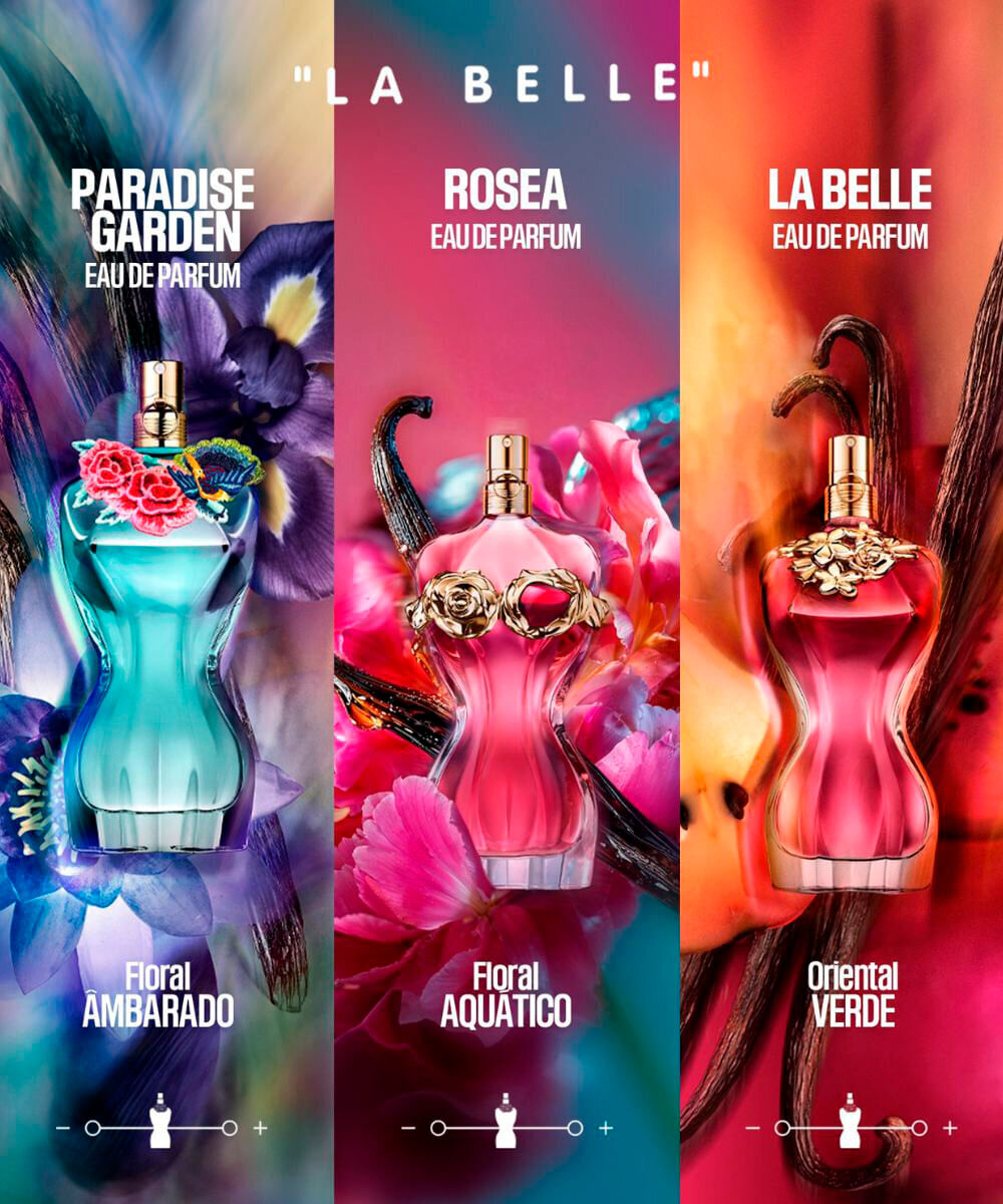perfume feminino jean paul gaultier la belle rosea eau de parfum 30ml