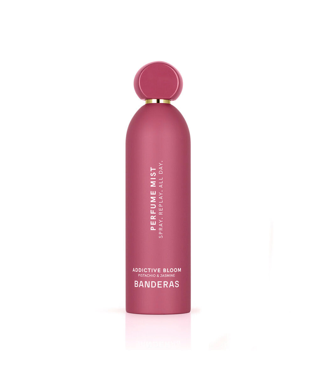 perfume unissex banderas parfum mist addictive bloom pistachio e jasmine body mist 150ml