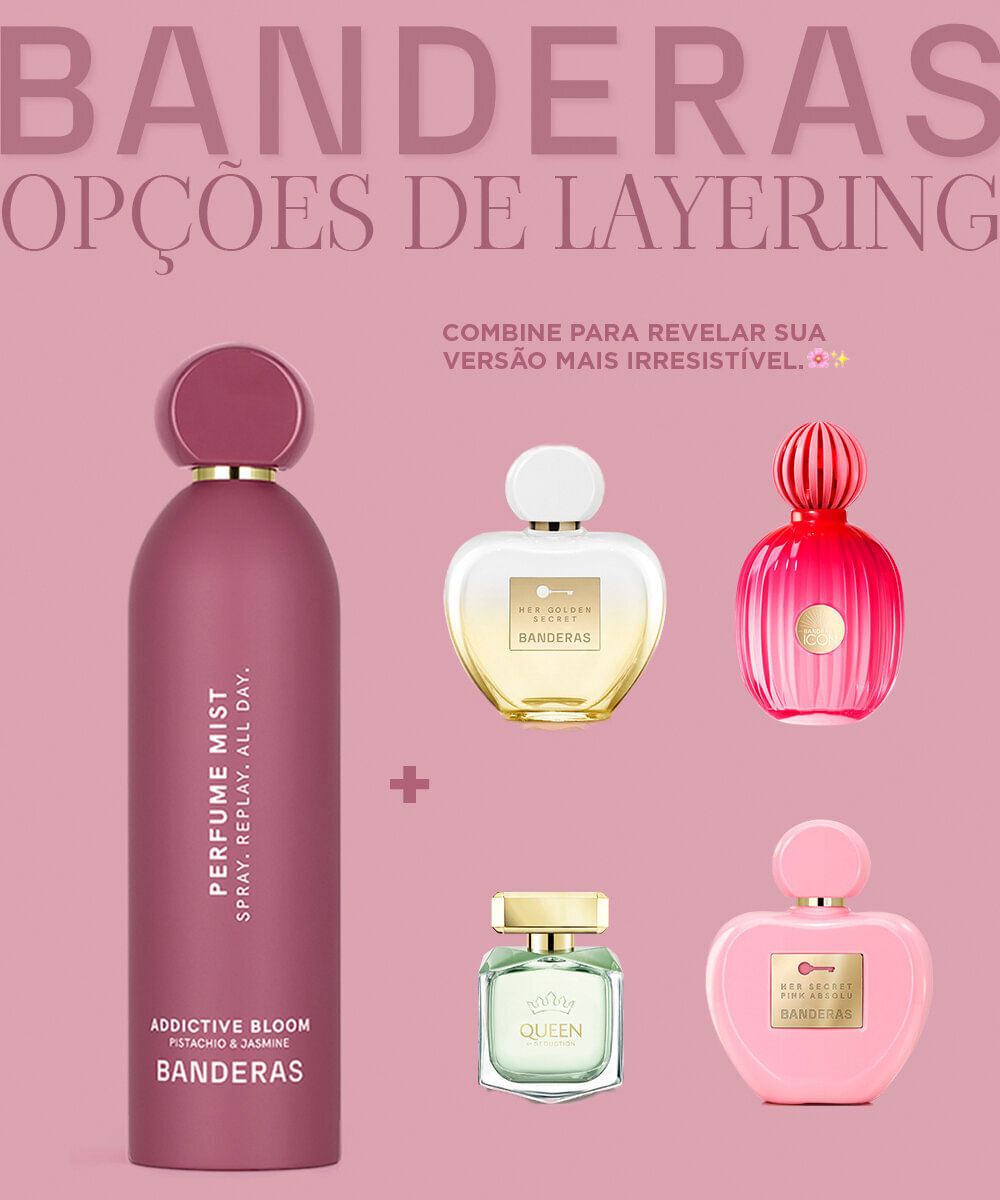 perfume unissex banderas parfum mist addictive bloom pistachio e jasmine body mist 150ml