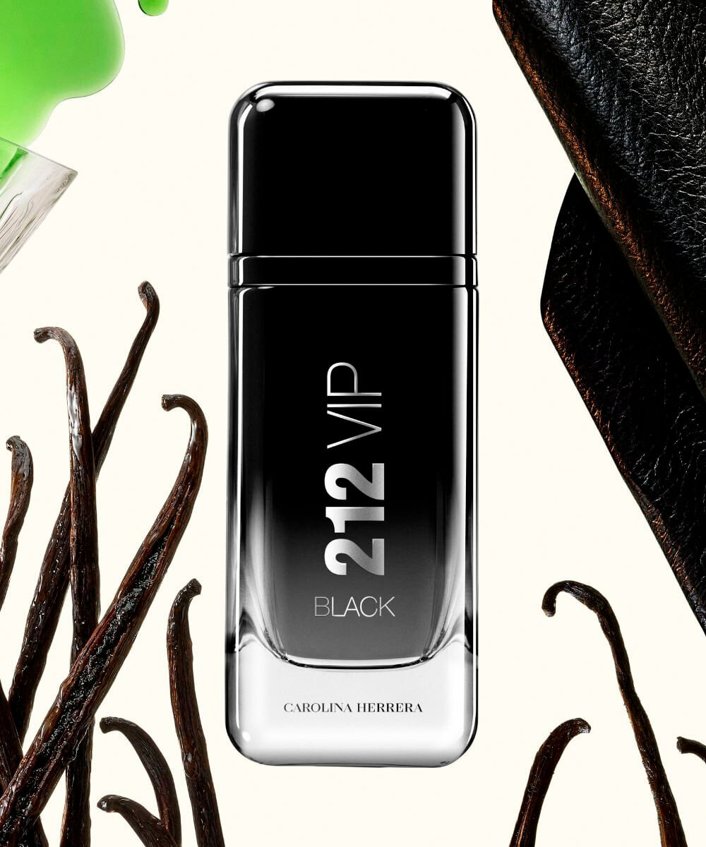 kit perfume masculino carolina herrera 212 vip black eau de parfum 100ml e gel de banho 100ml