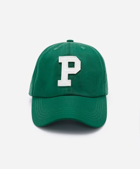 boné masculino aba curva bordado verde