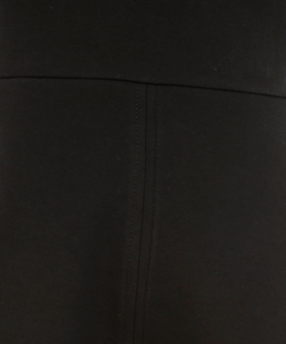 Vestido com Recortes Preto