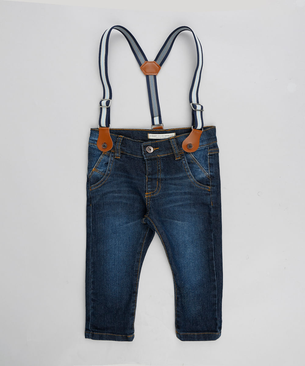 Calca-Jeans-Infantil-Slim-com-Suspensorio-Azul-Escuro-9309898-Azul_Escuro_1
