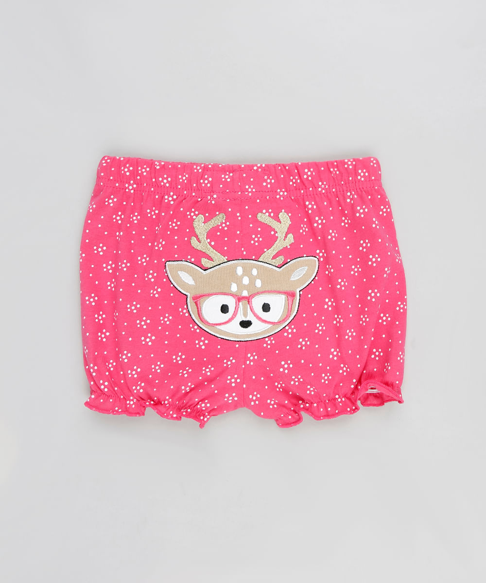 Short-Infantil-Rena-Estampado-Poa-com-Laco-Rosa-9110010-Rosa_1