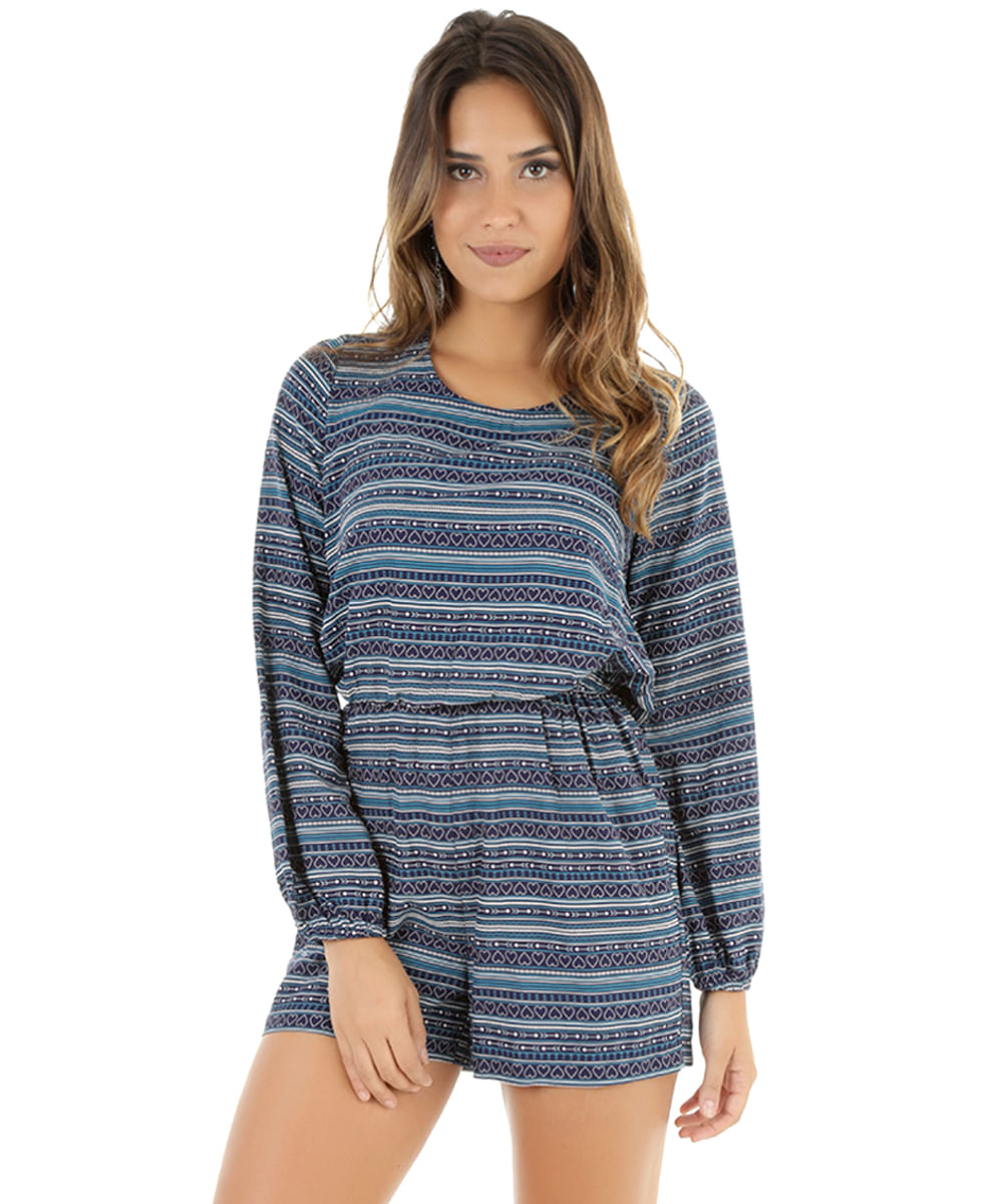 Macaquinho Estampado Verde