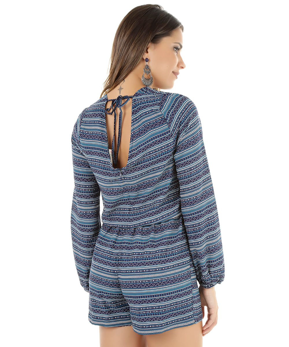 Macaquinho Estampado Verde