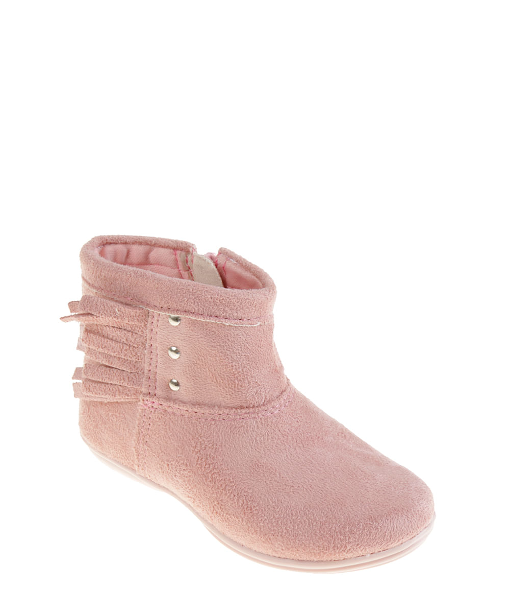 Bota com franjas Rosa