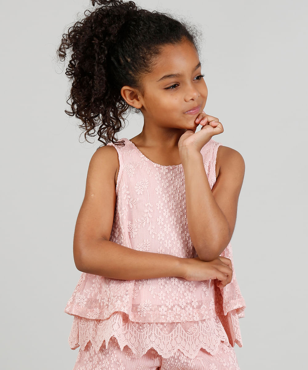 Conjunto-Infantil-de-Regata---Short-em-Renda-Floral-Rosa-9324056-Rosa_1