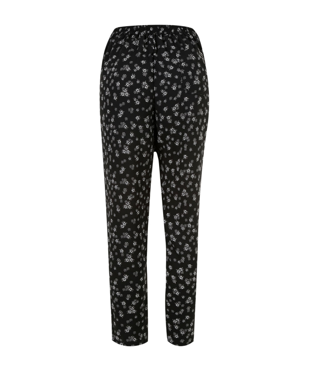 Calça Replay Floral Preta