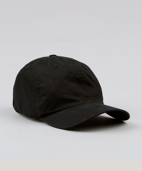 Boné Masculino Aba Curva Preto
