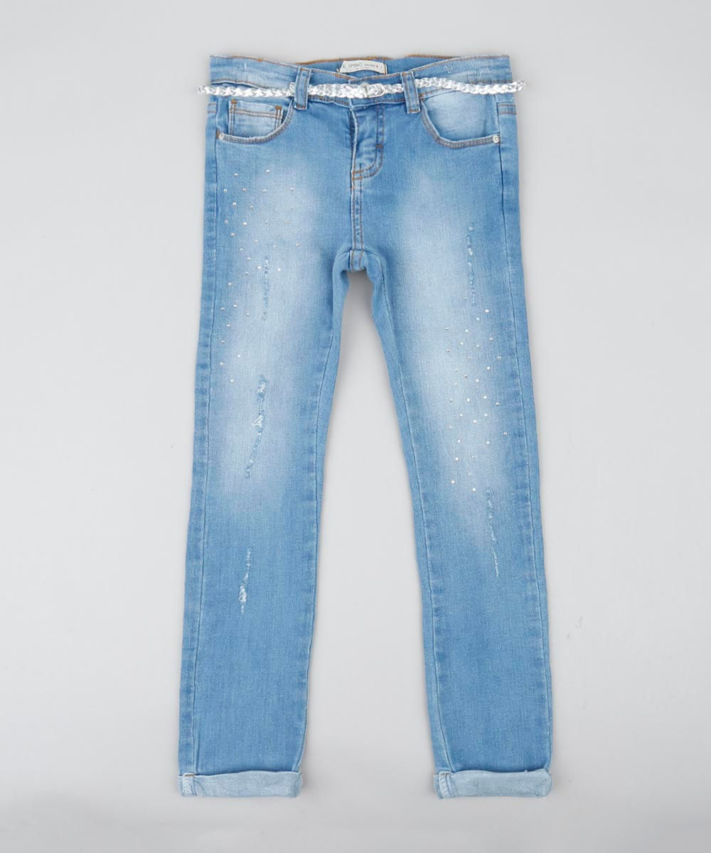 Calca-Jeans-Infantil-com-Strass-e-Cinto-Trancado-Azul-Claro-9418358-Azul_Claro_1