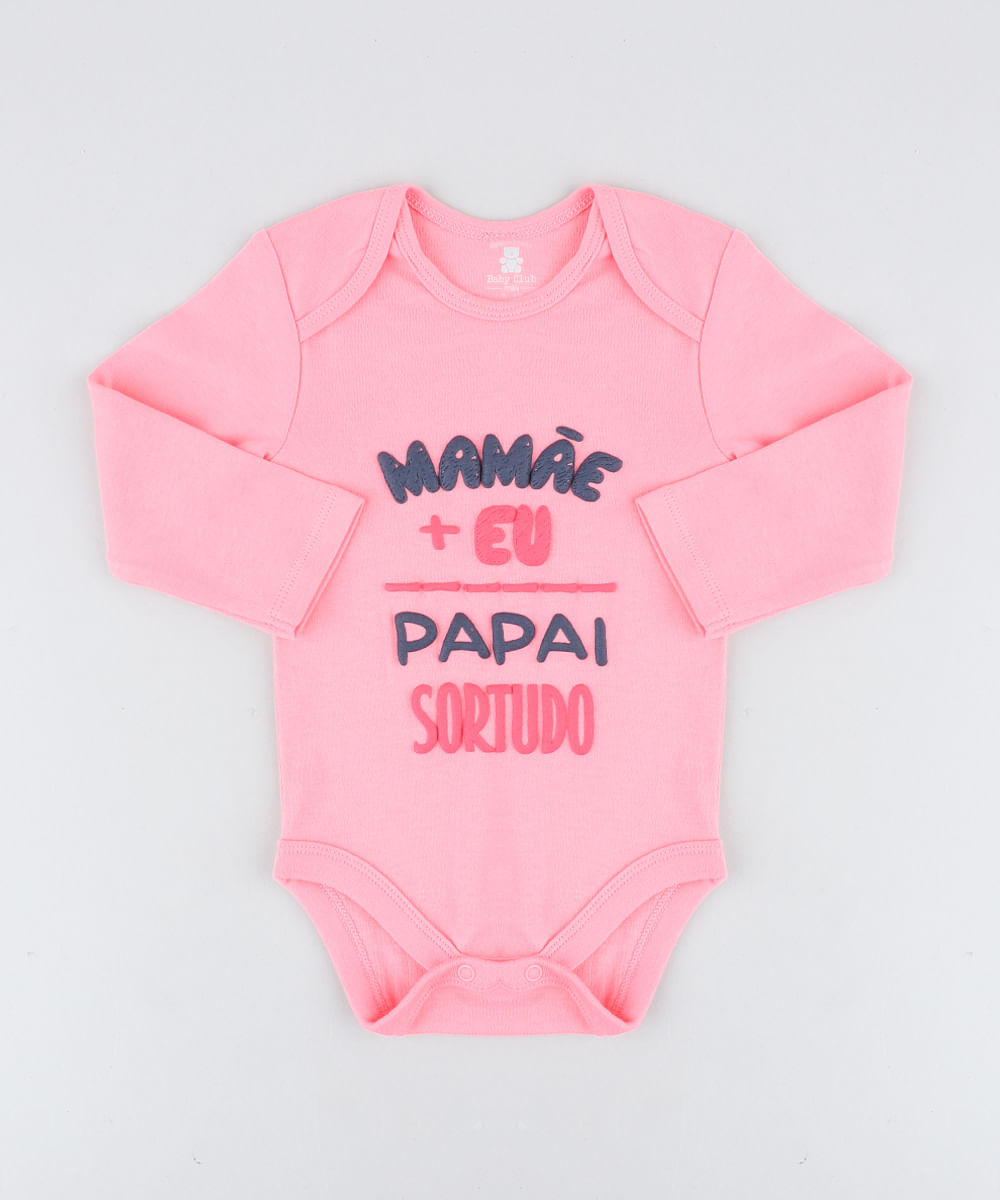 Body-Infantil--Papai-Sortudo--Manga-Longa-Decote-Redondo-Rosa-9208108-Rosa_1